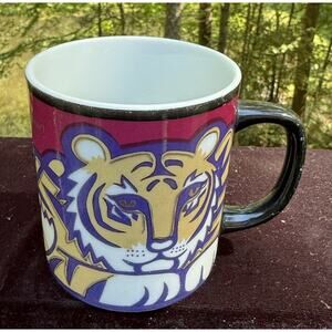 Sumatran Tiger Coffee Tea Mug San Diego Zoo 1980’s 8oz Rare!
